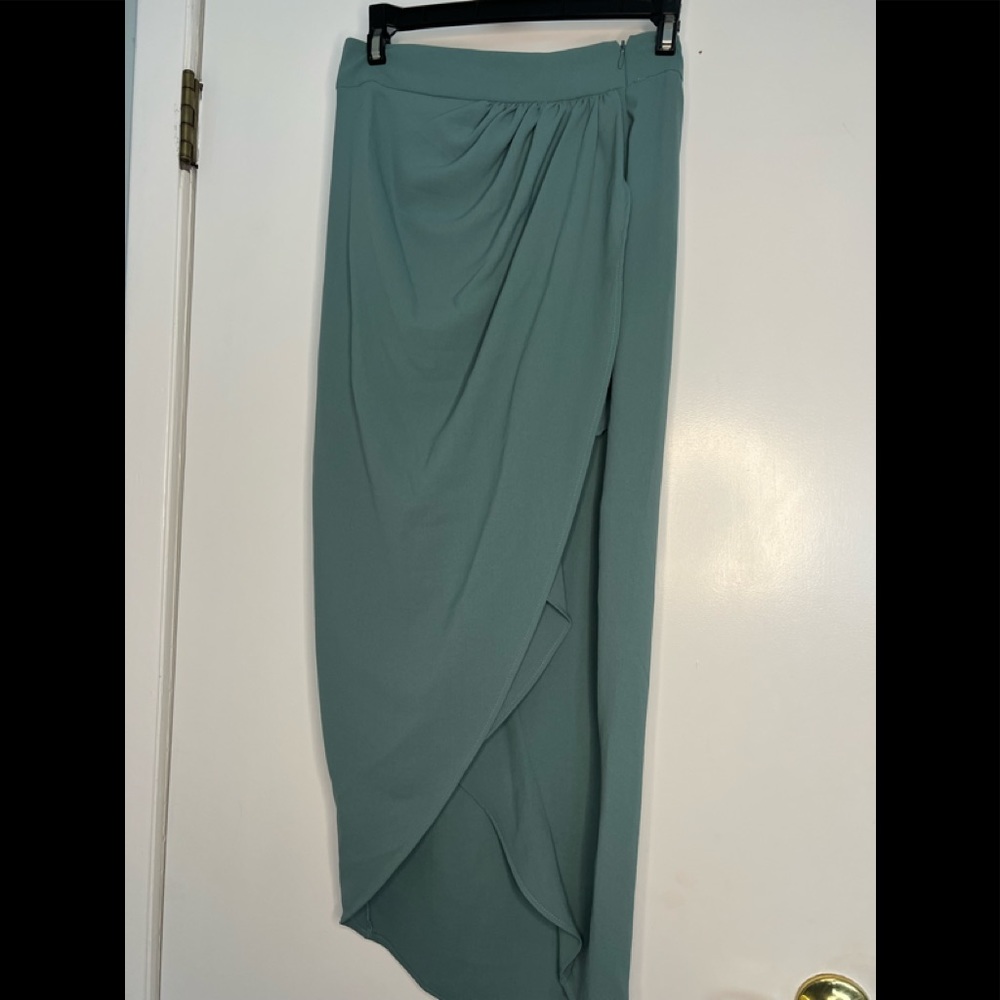 NWT Zara ruched wrap skirt